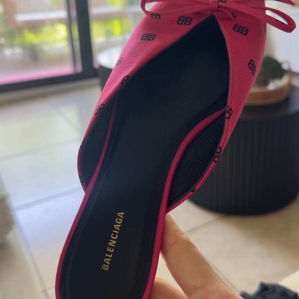 Balenciaga Pointed Toe Mules